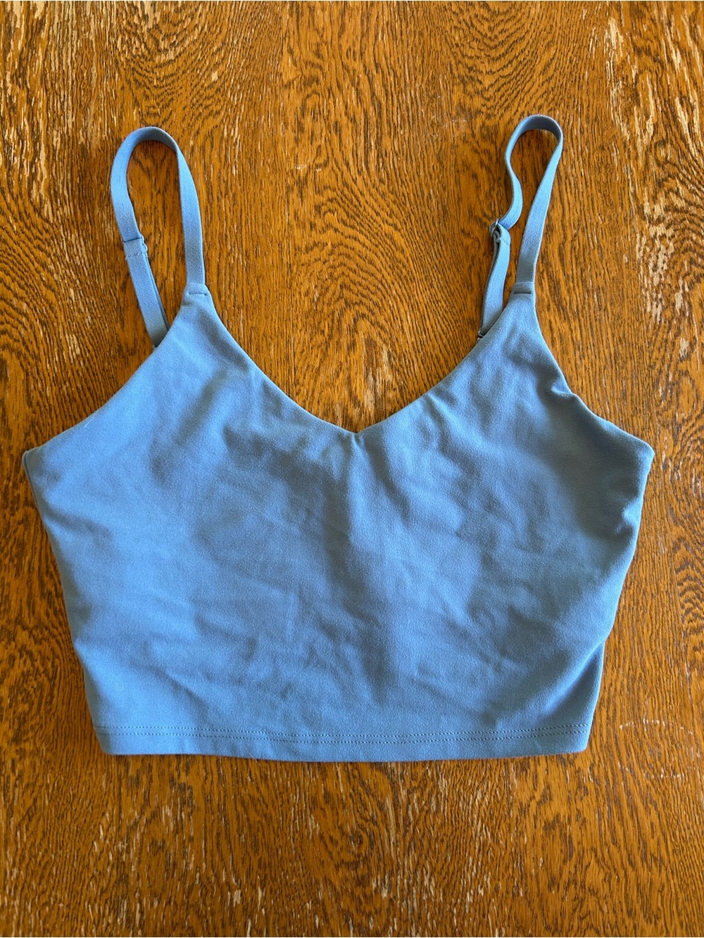 Athleta Dusty Blue Adjustable-Strap Brami